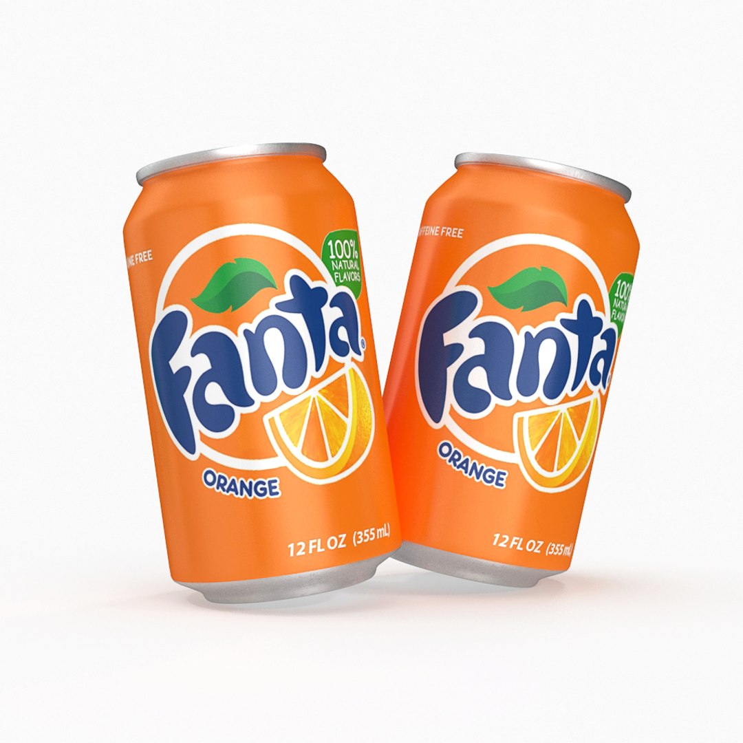 3D fanta aluminum modeled - TurboSquid 1422822