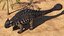 3D Alkylosaurus of Tropical Habitat Rigged for Maya model