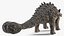 3D Alkylosaurus of Tropical Habitat Rigged for Maya model