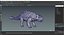 3D Alkylosaurus of Tropical Habitat Rigged for Maya model