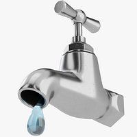 Faucet With Water Drop