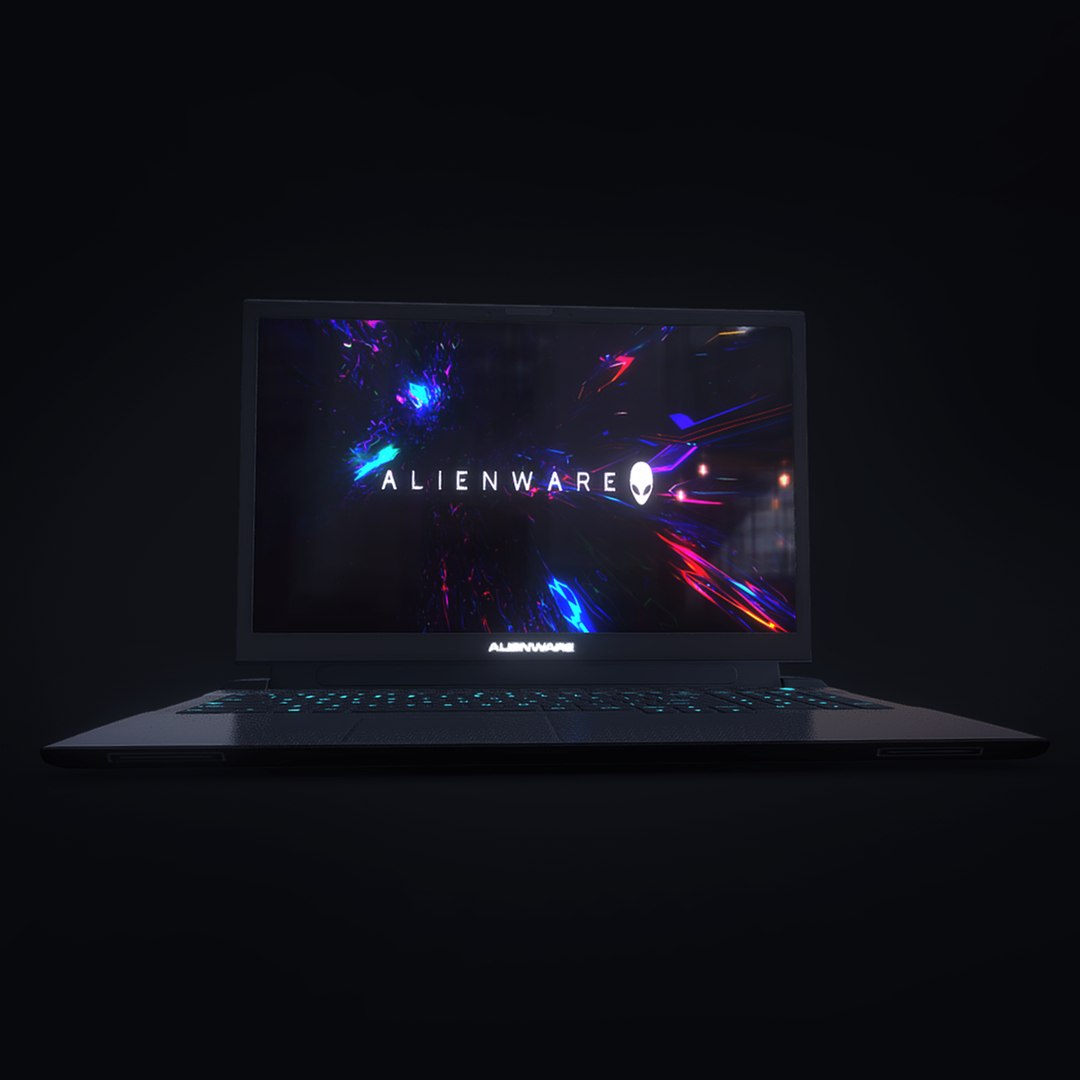 Gaming Laptop - Dell Alienware M17 3D - TurboSquid 2167688