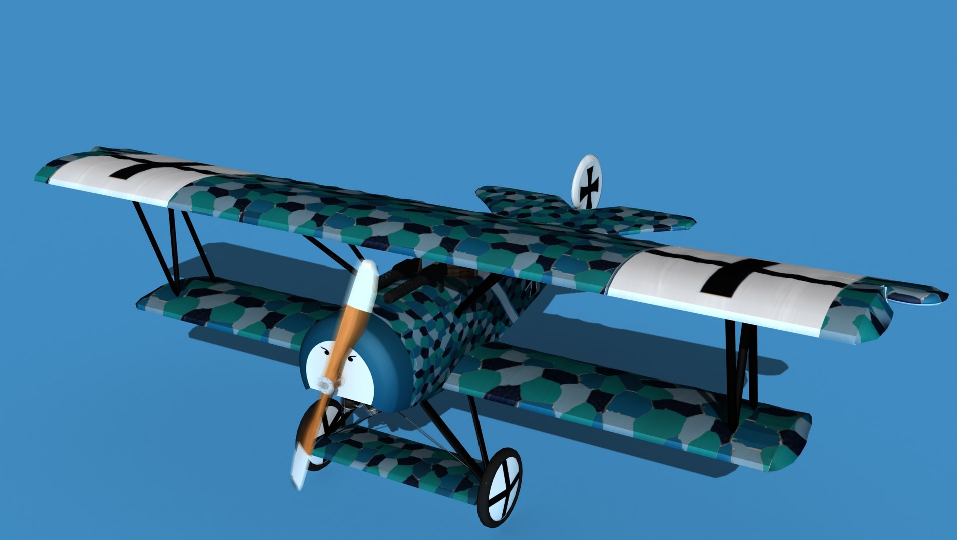 3D Fokker D-VI V07 model - TurboSquid 1919422