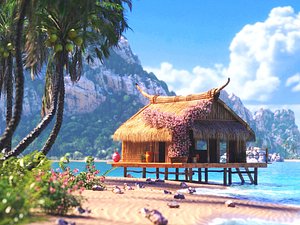 Paradise House Beach model