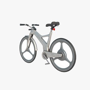 3D model Fashionable Future Minimalist Style Bicycle