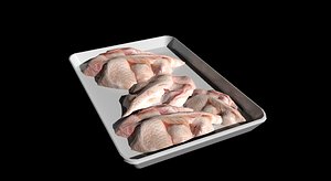 3D chicken wings