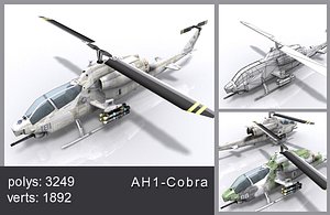 3d helicopter model