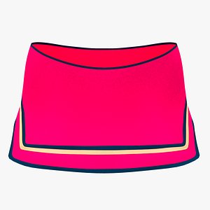 Double Slit Superhero Mini Skirt model