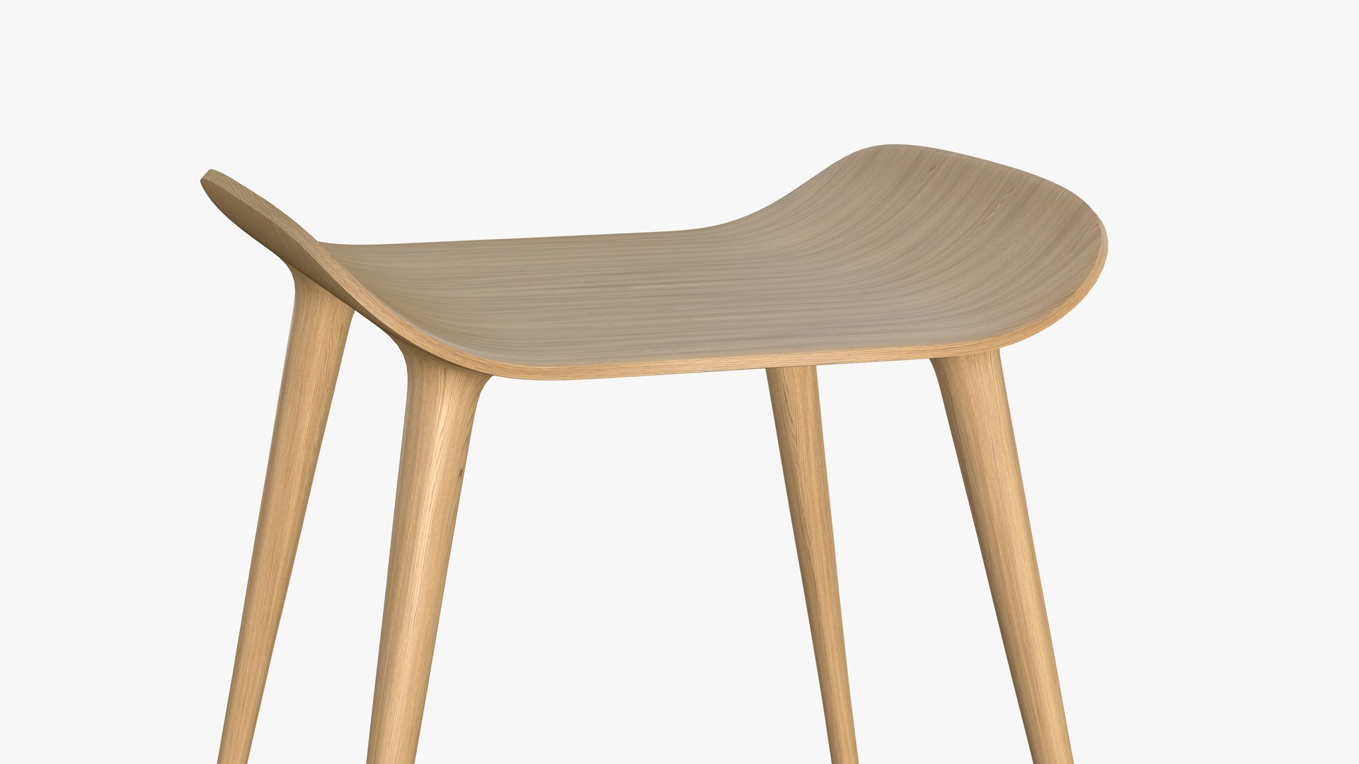 3D Model Wooden Stool Chair Classic TurboSquid 1854947