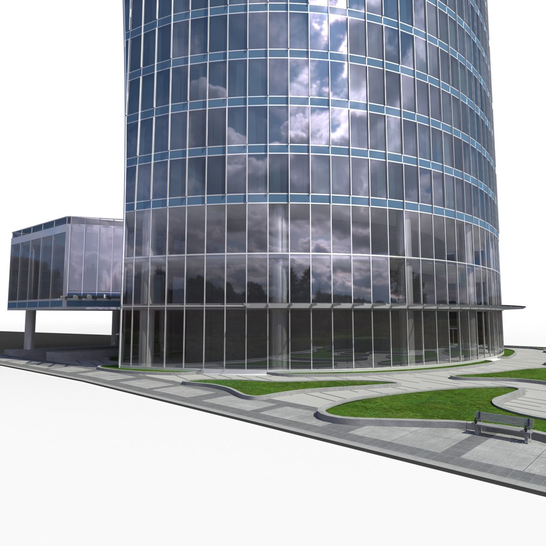 office building 3d max