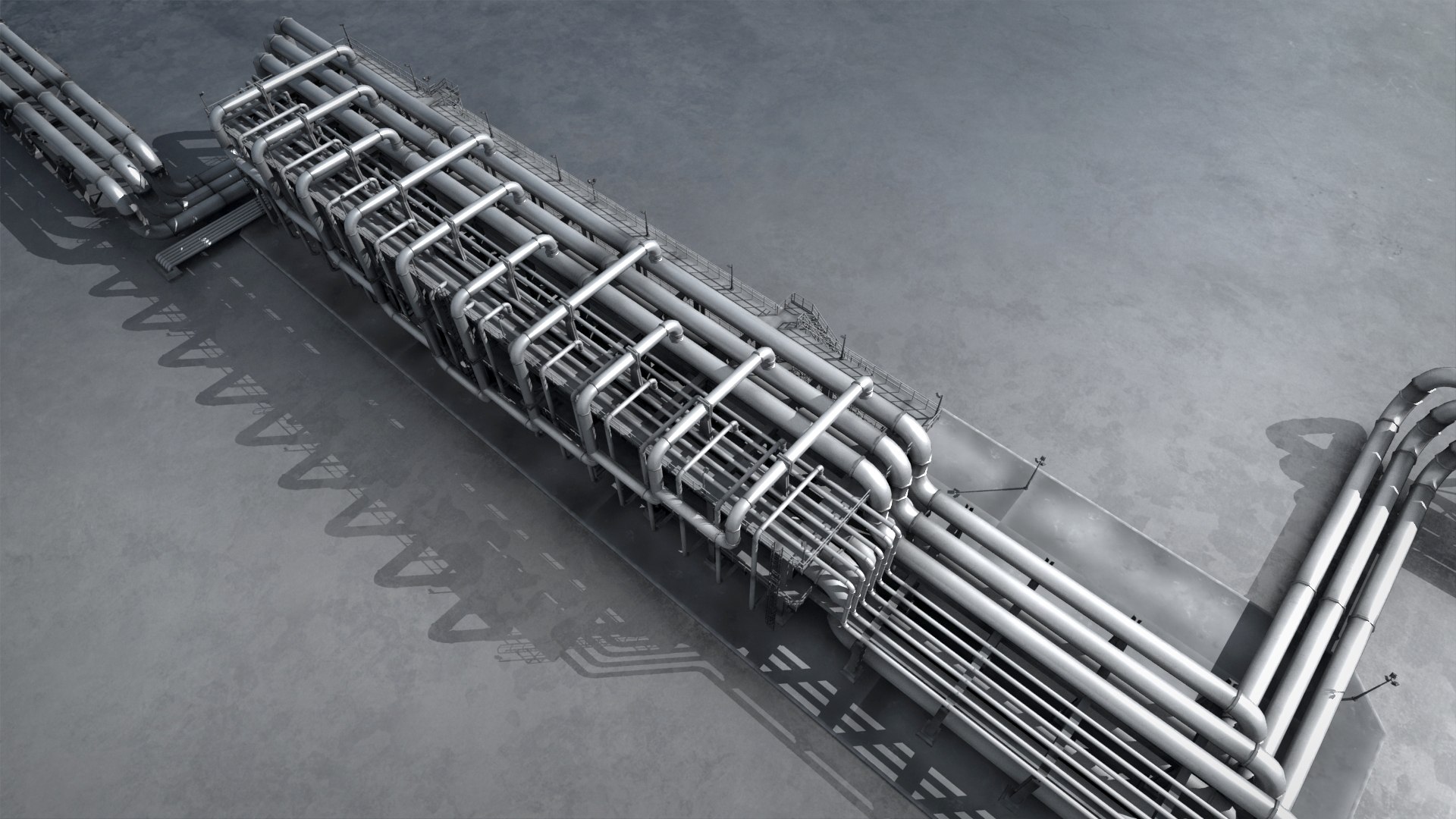 3D Metal Refinery Part 09 - TurboSquid 2049763
