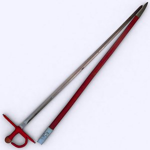 torero sword 3d model