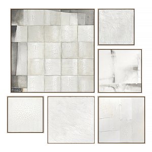 3D Abstract Painting Frame Set 03