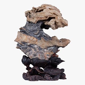 Suiseki Rock 09 Remastered 3D