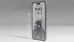 3D iPhone 16 pro max -4 colors model