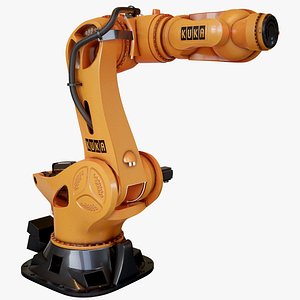 Industrial Robot Kuka KR 1000 Titan Low Poly PBR