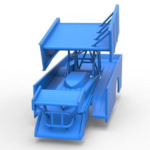 Shell of Northeast Outlaw Dirt Modified stock car V2 Scale 1 to 25 3D