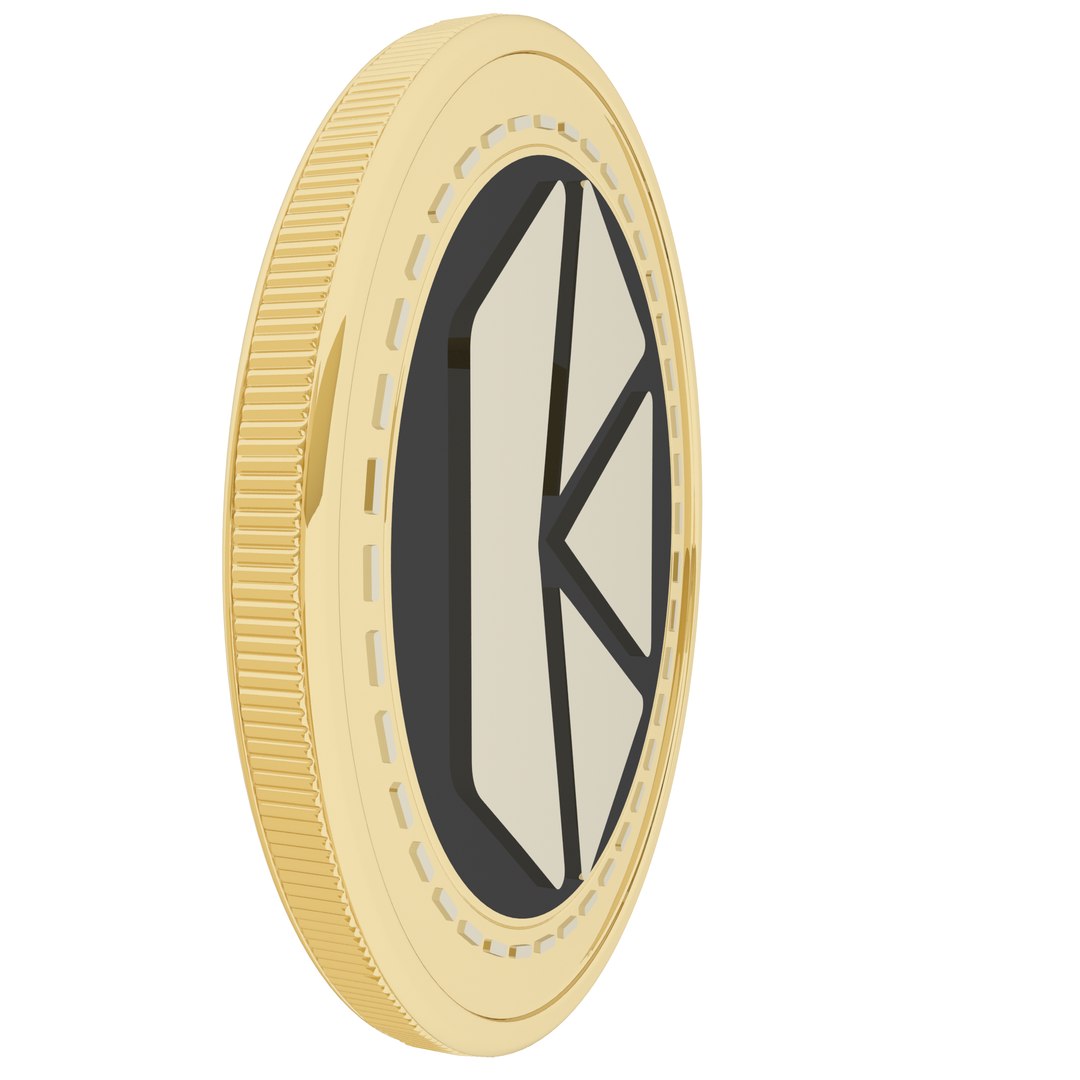 Kyber Network Cryptocurrency Gold Coin 3D Model - TurboSquid 1857067