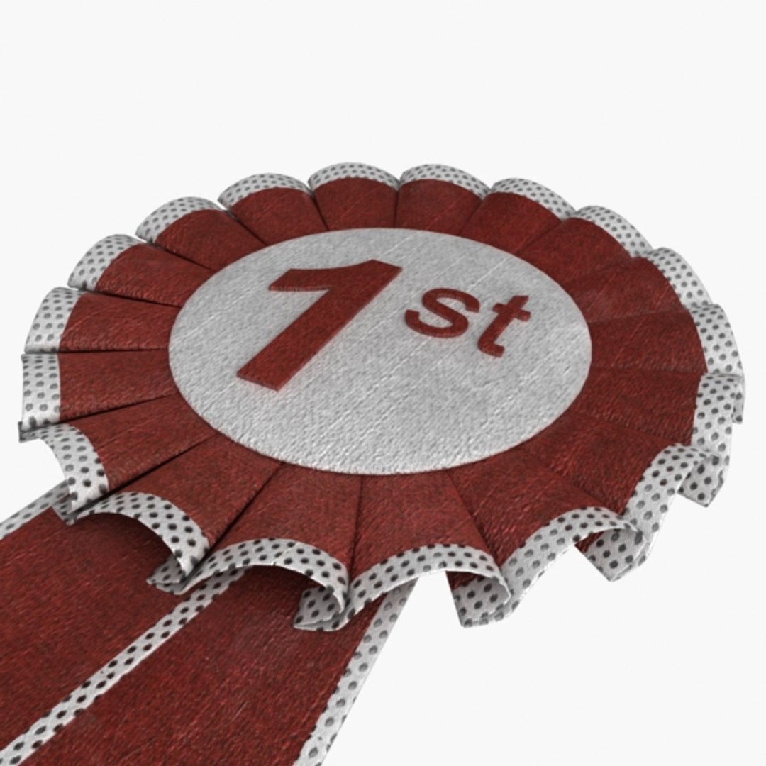 Award Ribbon 3d Model
