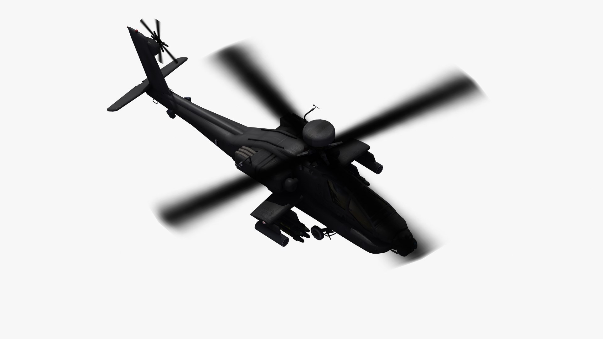 AH64 Black Gunship 3D - TurboSquid 2092194