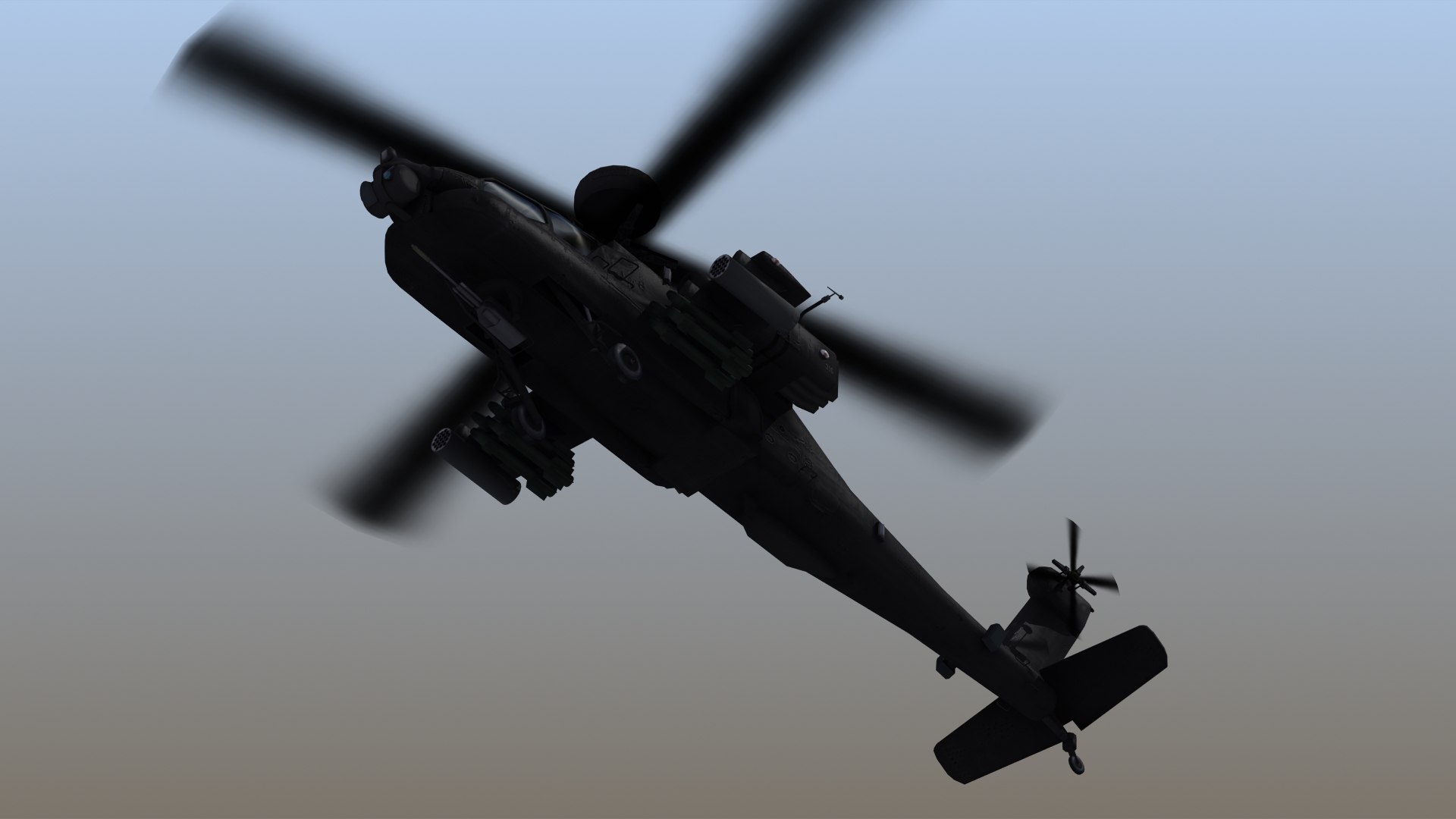AH64 Black Gunship 3D - TurboSquid 2092194