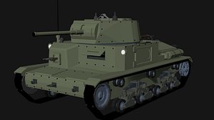 tank isometric carro model