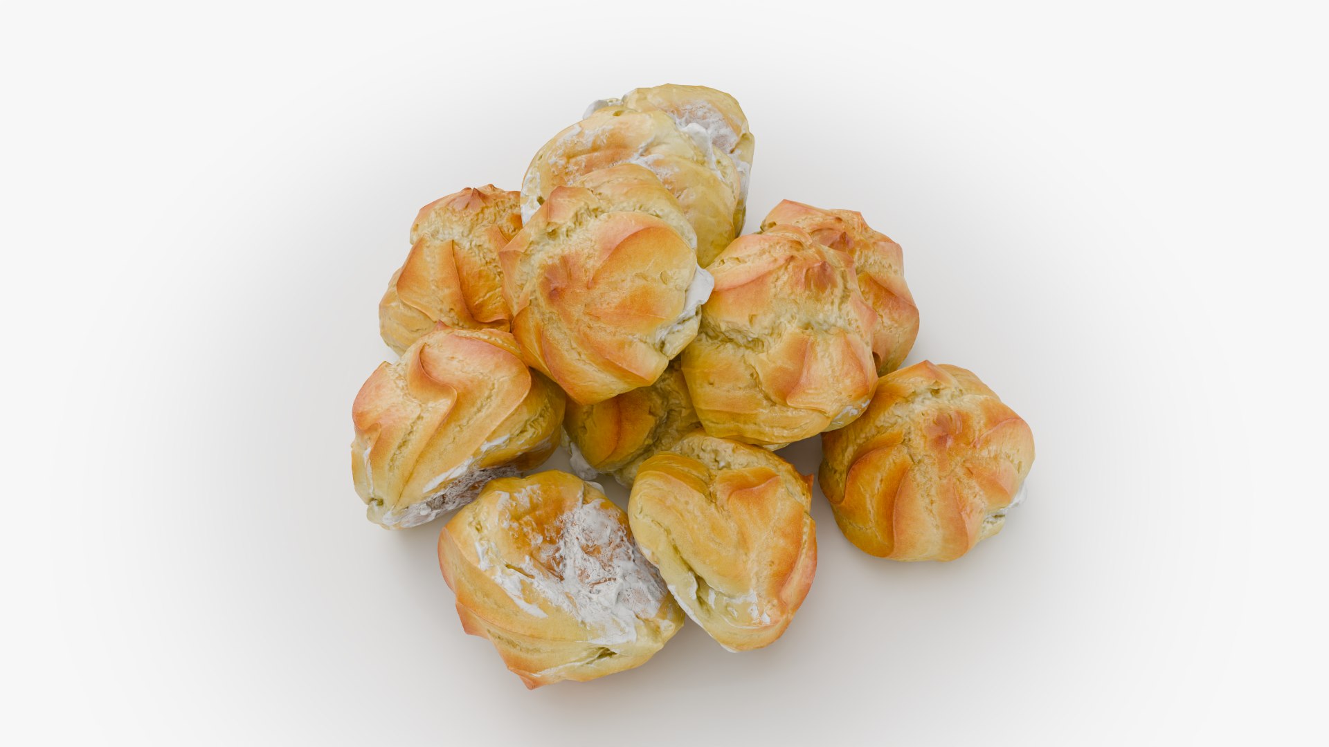 Profiteroles 3D model https://p.turbosquid.com/ts-thumb/Xe/GJNrFc/Dz/creampuffs_0008/png/1772296216/1920x1080/fit_q87/7e5955a49c8678fdb533343b8bb8790fc763987f/creampuffs_0008.jpg