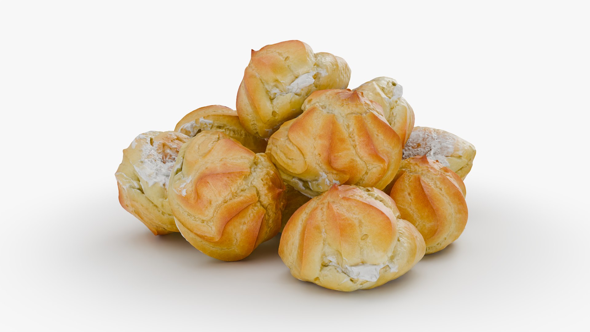 Profiteroles 3D model https://p.turbosquid.com/ts-thumb/Xe/GJNrFc/tf/creampuffs_0009/png/1772296225/1920x1080/fit_q87/a1957cb99365953c5d565dd33435ac139be7b0a1/creampuffs_0009.jpg