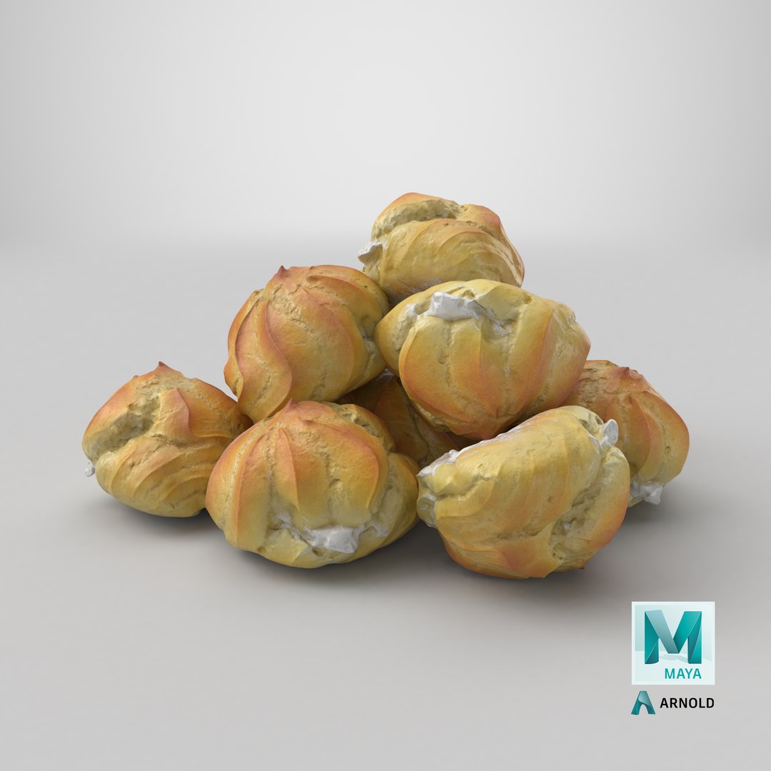 Profiteroles 3D model https://p.turbosquid.com/ts-thumb/Xe/GJNrFc/uC/stemcell_maya_arnold_render/png/1773078326/1920x1080/fit_q87/9c608b948be74c1d2fa0e5b641c40d1297ba4af3/stemcell_maya_arnold_render.jpg