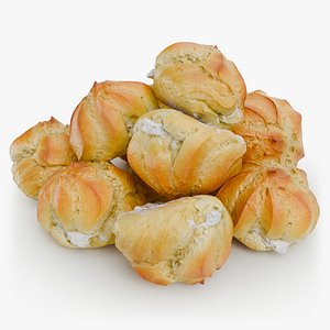 Profiteroles 3D model