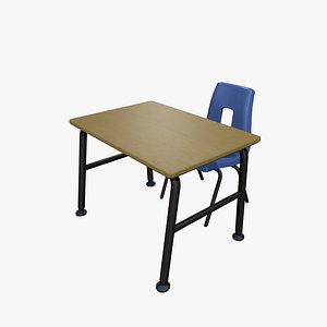 Chair Table 3D model