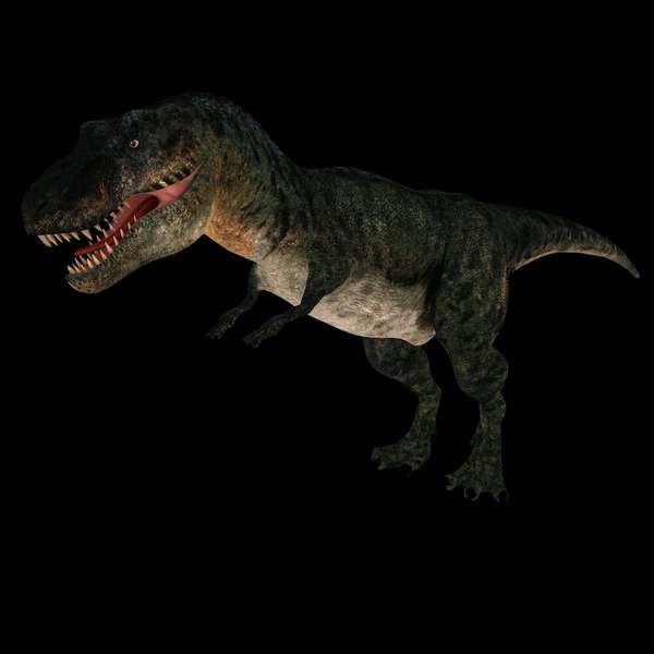 3D tyrannosaurus rex running dinosaur animal model - TurboSquid