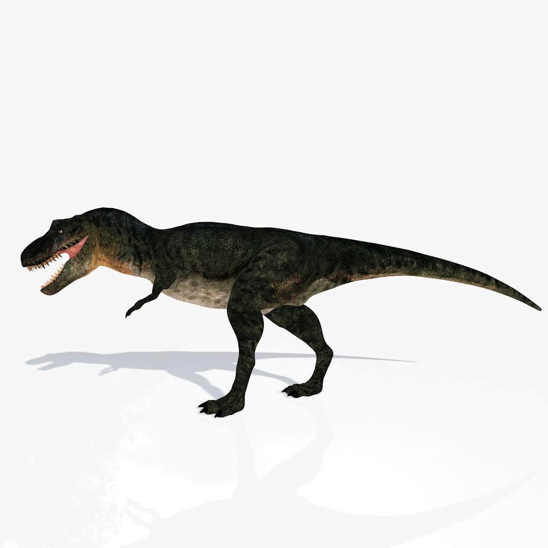 3D tyrannosaurus rex running dinosaur animal model - TurboSquid