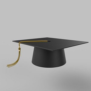 Graduate Hat 3D model