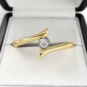 diamond ring 3d model