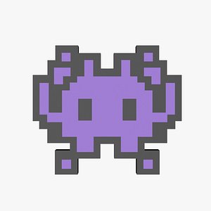Apple Alien Monster 3D model