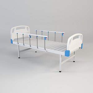 adjustable funtional hospital bed 3D model