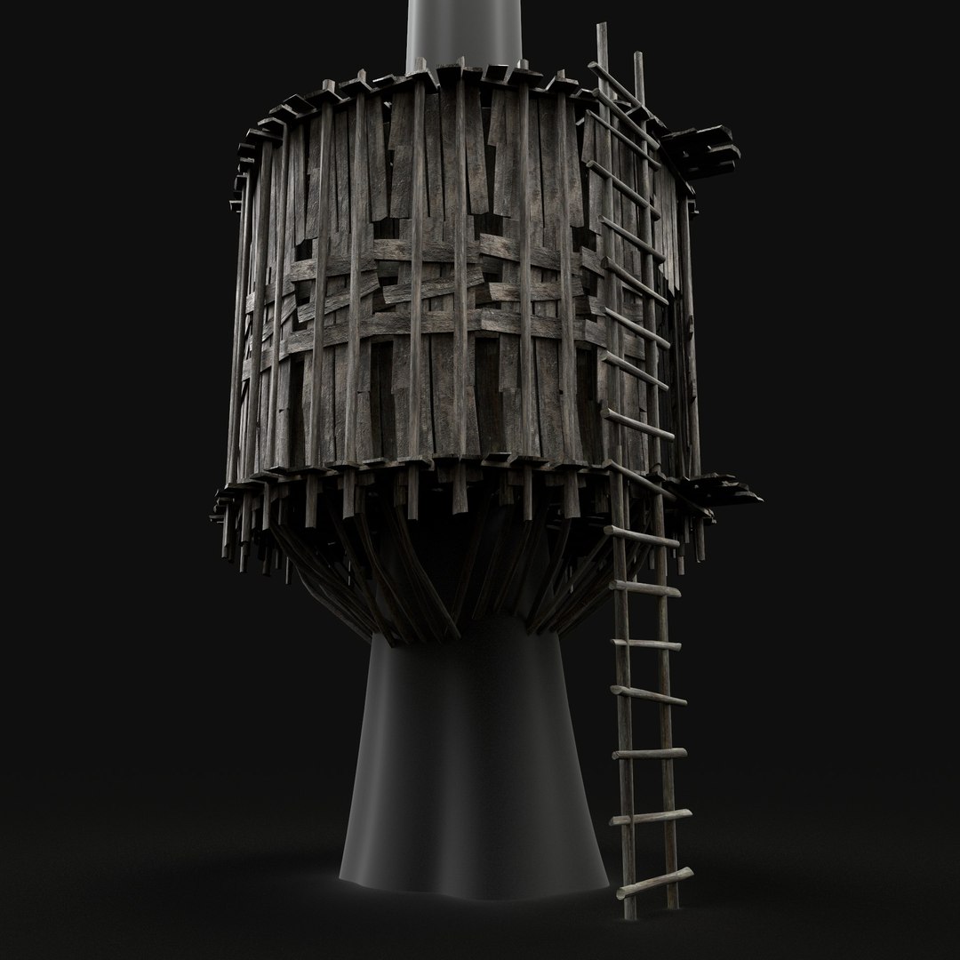 3D Tree Wooden Platform - TurboSquid 1678998