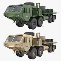 HEMTT Heavy Expanded Mobility Tactical Flatbed Truck