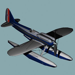 3D model schneider trophy racer supermarine