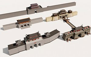 Ancient Chinese architecture city gates and towers Ancient Gate Tower