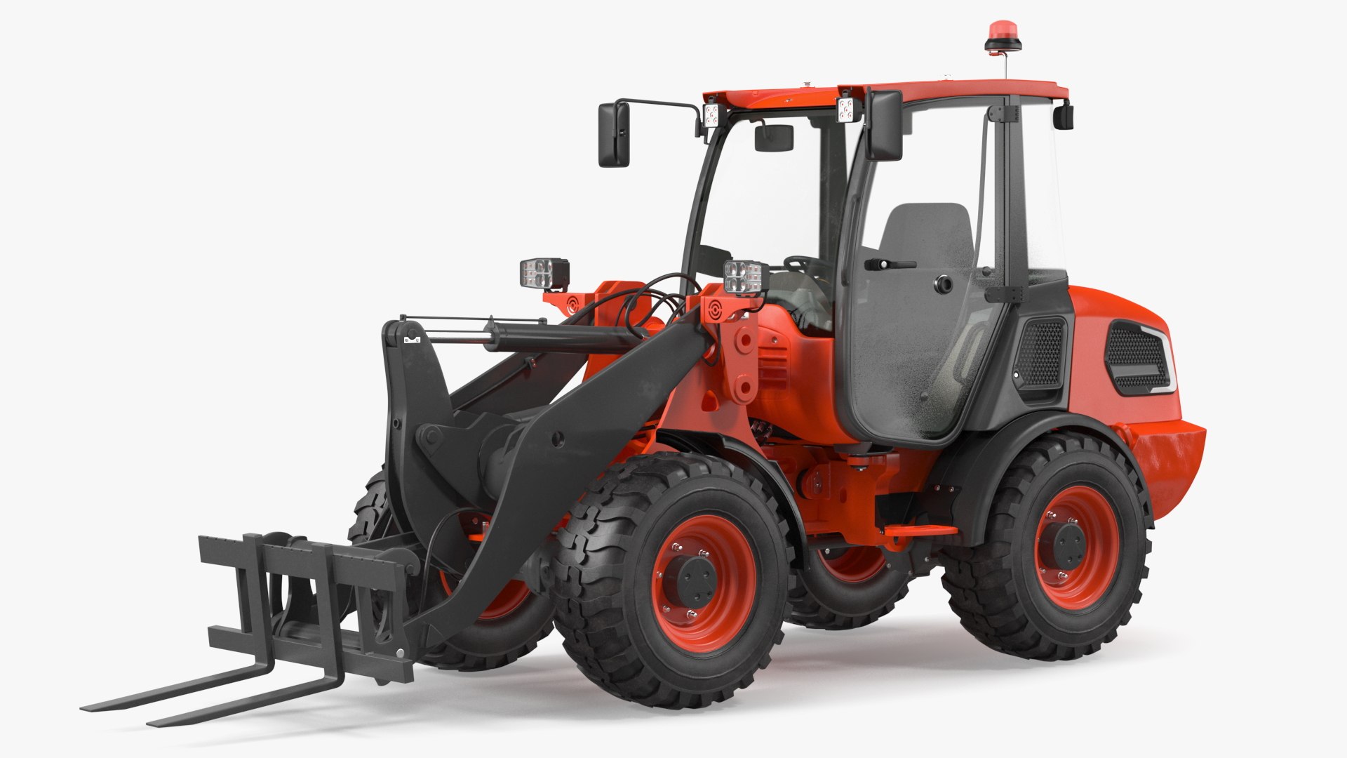 Electric Loader with Pallet Fork