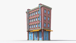 3D model Cartoon Building x32