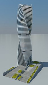 evolution tower skyscraper 3d model