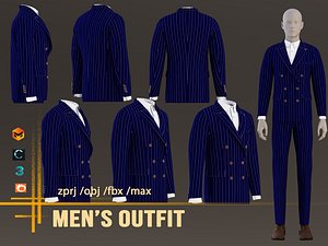 Suit Jacket 3D