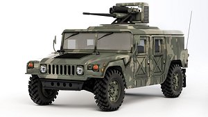 Humvee Military M242 Bushmaster 1989 model
