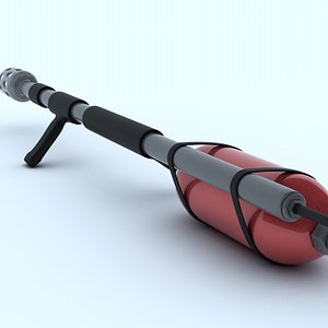 3d model flame throw flamethrower
