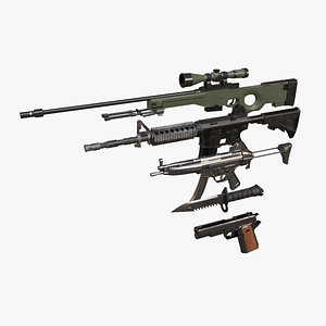 Game Ready Modern Realistic Weapons Pack