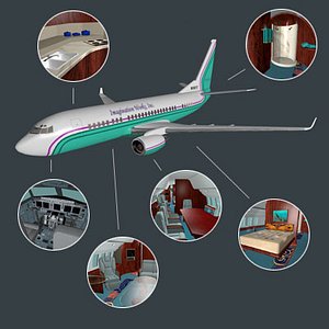 poser business jet plane pzbus