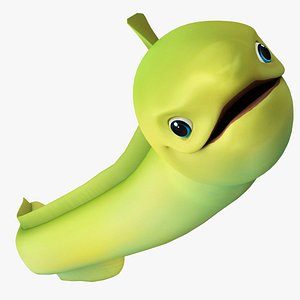3D Cartoon Eel